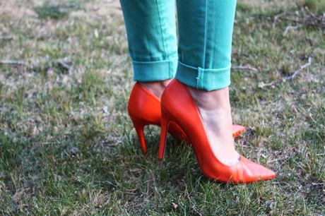 Orange Stilettos