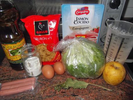 ENSALADA DE PASTA CON SALSA ROSA