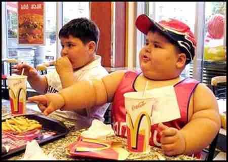los niños obesos