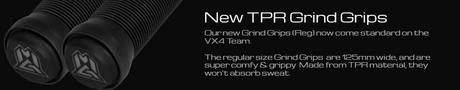 - Nuevos puños TPI Grips (Reg) vienen con una medida de 125mm de ancho. Su goma es super confortable. Tapones de nylon.