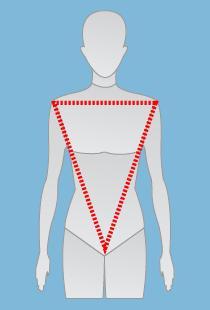 Novia Perfecta: ¡Elige el vestido de novia de acuerdo a tu tipo de cuerpo! Cuerpo_TrianguloInvertido