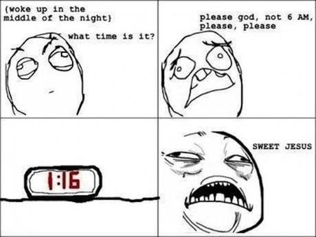 14 pequeños placeres de la vida 5.- Levantarse y darse cuenta que todavía tienes mucho tiempo para dormir.