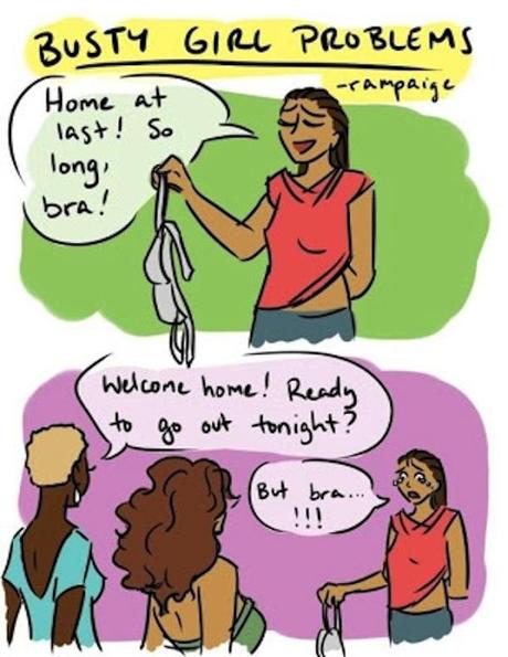 14 pequeños placeres de la vida 10.- Sacarte el brasier al final del día.