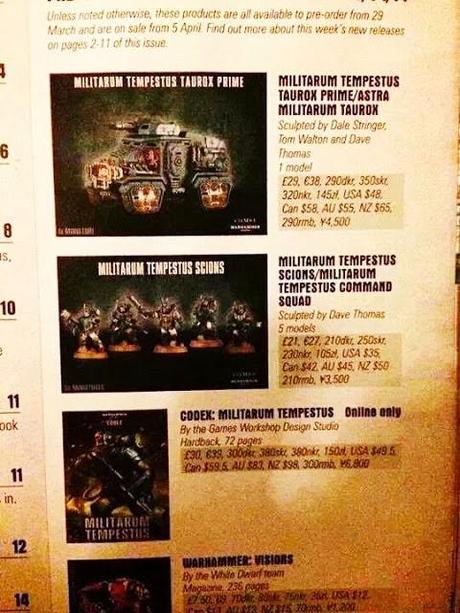 Precios de los pre-pedidos de la semana que entra y un par de sorpresas