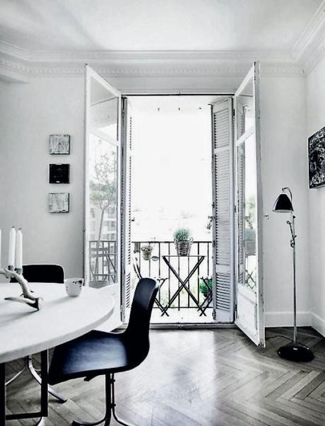 Apartamento en blanco y negro