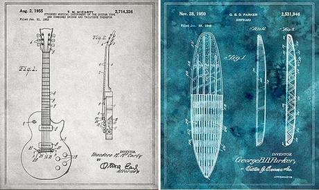 Blueprints :: posters de patentes antiguas