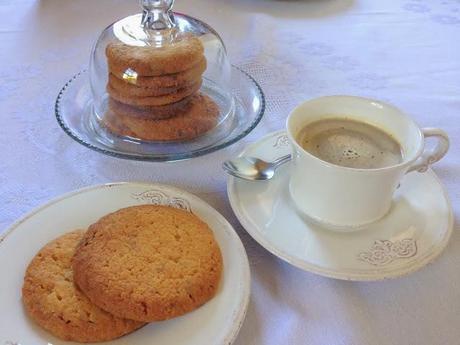 Galletas de Chocolate Blanco y Nueces de Macadamia.