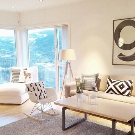 Preciosa casa de estilo nórdico en Noruega puro estilo nórdico decoración noruega decoración nórdica escandinava decoración muebles de diseño decoración en blanco y madera decoración de salones diáfanos casas nórdicas decoración blog decoracion interiores