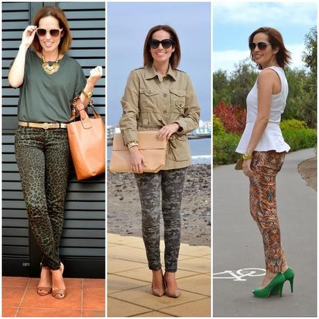 12 looks con pantalones estampados