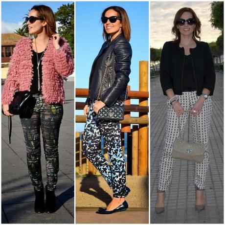 12 looks con pantalones estampados