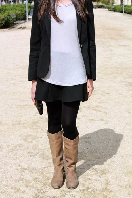 Black skirt