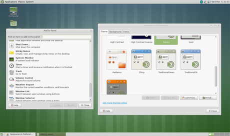 Mate 1.8; fuente: linux mint