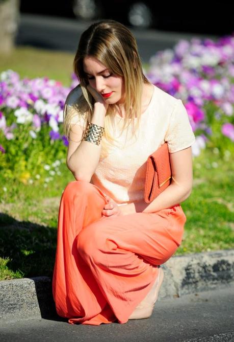 Palazzo pants Look