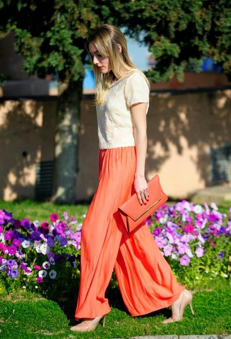 Palazzo pants Look