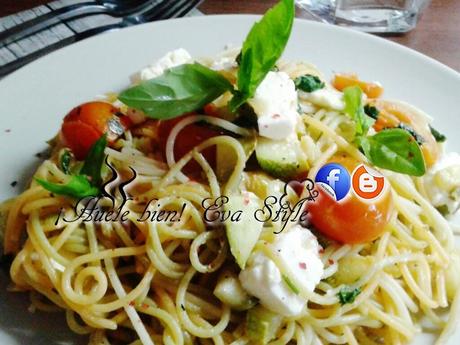 Espaguetis a la griega