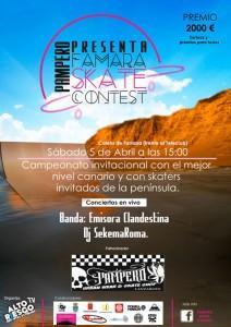 Concurso skate Famara Lanzarote nuevo skatepark