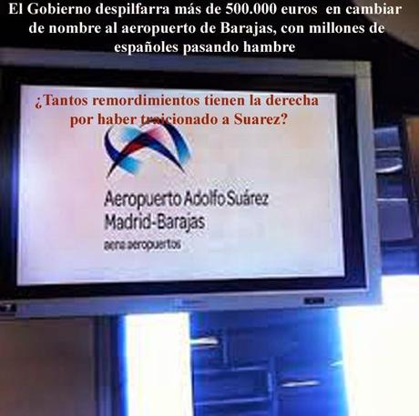 Aeropuerto Adolfo Suarez - El despilfarro del cargo de conciencia de los hipócritas