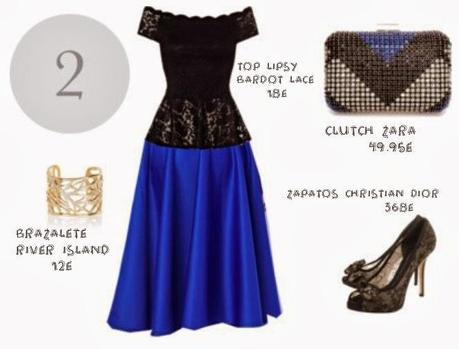 UNA FALDA (MIDI) Y DOS CONJUNTOS