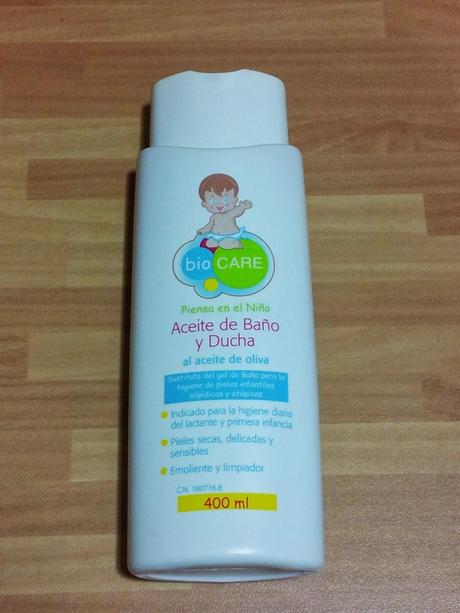 Aceite de baño y ducha de Cuidados BioCare