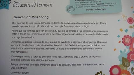 Ha llegado la primavera de la mano de Muestras Premium: Bienvenida Miss Spring!!.