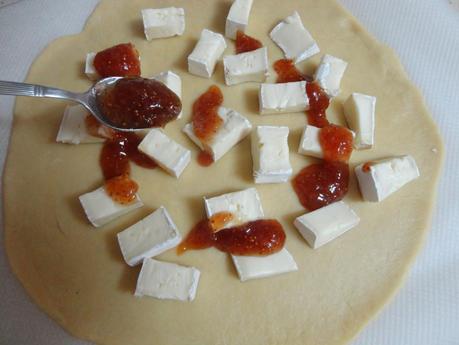 Galette de Queso Brie y Mermelada de Higo