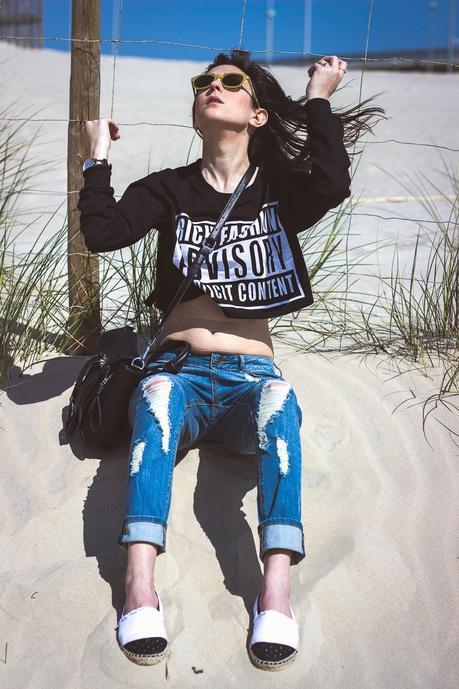 Cyprea BoyFriend Jeans On The Beach