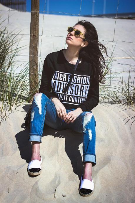 Cyprea BoyFriend Jeans On The Beach