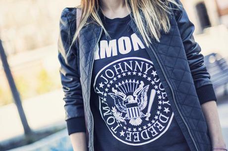 street style barbara crespo ramones tshirt C&A outfit fashion blogger blog de moda blogger