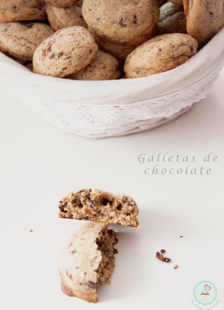 Cookies con pepitas de chocolate