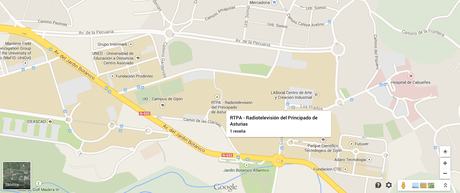 Mapa universidad gijon