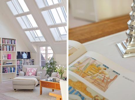 UNA BUHARDILLA DE ESTILO ESCANDINAVO MUY PRIMAVERAL