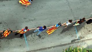 La cadena independentista catalana entrará en territorio valenciano el 11 de septiembre”con permiso del gobierno”.