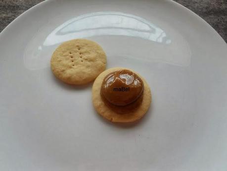 Alfajores blancos de dulce de leche