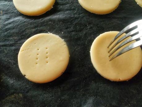 Alfajores blancos de dulce de leche
