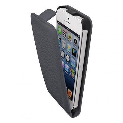 Artwizz SeeJacket Flip Plus funda de cuero vertical para iPhone 5, iPhone 5S