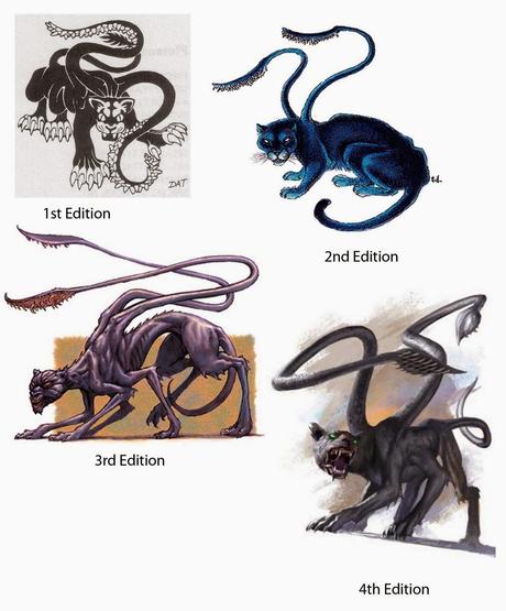 La Bestia Desplazadora-Displacer Beast/Coeurl:Una larga y curiosa historia(1939 hasta hoy)
