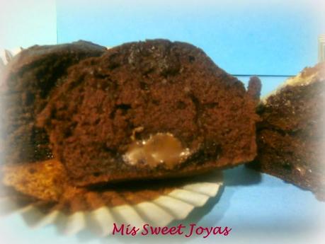 Cupcakes súper esponjosas rellenas de Nutella