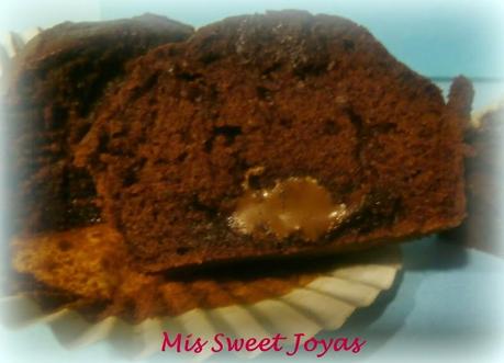 Cupcakes súper esponjosas rellenas de Nutella