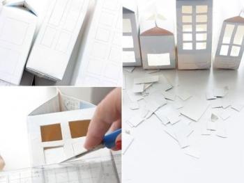 Construye tus propias casas con luz reciclando cartones de leche