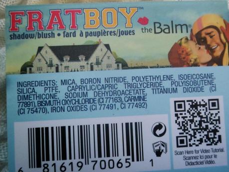Colorete FRAT BOY de The Balm