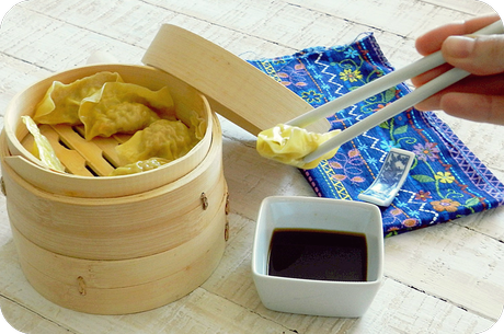 Dumplings de cerdo y gambas