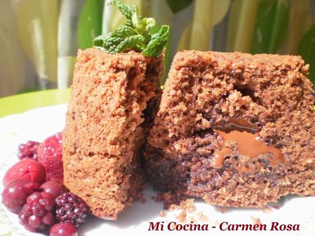 COULANT DE CHOCOLATE Y COCO (VOLCAN DE CHOCOLATE Y COCO)