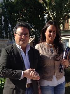 Alcocer ve “ilegal” la tasa de recepción de documentos del Ayuntamiento Manuel Alcocer y Cristina Alonso