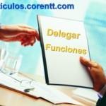 Delegar funciones