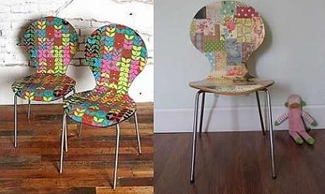 www.yoestolohago.com sillas decoradas con decoupage