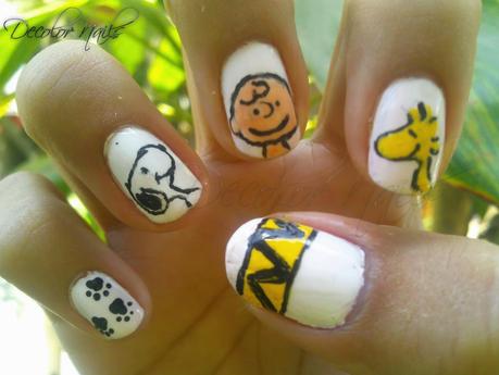 30 Semanas 30 Nail Arts- Cómic/ Charlie Brown