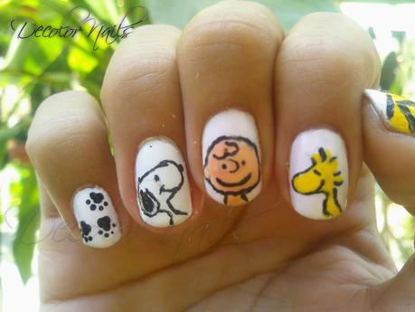 30 Semanas 30 Nail Arts- Cómic/ Charlie Brown