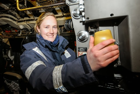 Submarinistas femeninas.