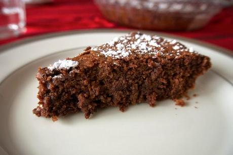 Bizcocho de chocolate y almendras sin glutén
