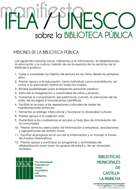 Declaraciones sobre el Derecho a las Bibliotecas  Públicas